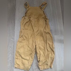 Zara Mustard Yellow Overalls for Kids